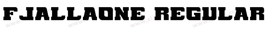 FjallaOne Regular字体转换